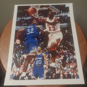 MICHAEL JORDAN & KOBE BRYANT 16 POSTER ULTRA GLOSSY REPRINT 8.5x11 BUNDLE SET!🤩